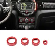 Red Interior alloy Air conditioner volume adjustment knob For BMW Mini 2014-2021