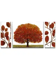 Ready2HangArt November Splendor 3pc Wrapped Canvas Wall Art by Norman Wyatt