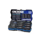 12 Pcs of Kincrome 3/8" Drive LOK-ON Deep Impact Socket Set & Fastener Punch