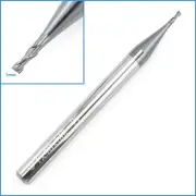 1mm HRC50 Carbide 2 Flute End Mill CNC Milling Cutter Router Bit Steel Tool