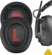 Geekria QuickFit Replacement Ear Pads for JBL Quantum 600 Wireless Headphones Ear Cushions, Repair Parts (Black)