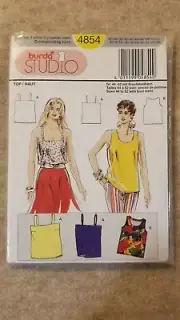 BURDA MISSES TOP 4854 Sewing Pattern UNCUT Vintage
