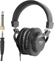 yinyu Professional Studio Monitor Headphones, Professional Grade, with Detachable Cable (Black)