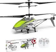 Cheerwing Remote Control Helicopter,SYMA S107H RC Helicopter with Altitude Hold, One Key Take Off/Landing,Mini Helicopter with Gyro for Adults Kids(Green)