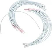 HAPINARY Metal Wire Bras Underwire Replacement 50 Pairs Bra Underwire for Women