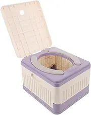 TOGEVAL Portable Toilet Seat Potty Training Toilet Seat Potty Travel Potty Training Potty Folding Chair Toilet Camping Toilet Collapsible Travel Toilet