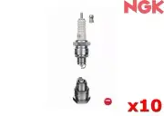 NGK Spark Plug FOR Volvo 140 1968-1972 2.0 S (142,144) BP6HS x10