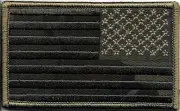 Reverse Multicam USAF United States US Flag Patch Fits For VELCRO® BRAND Loop Fa