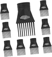 Generic 10pcs Hair Dryer Accessories Hairdryer Stand Hair Dryer Stand Comb Pocket Hair Dryer Hair Dryer Brush Blowdry Brush Hairdryer Blow Dryer Brush Diffuser Blow Dryer Plastic Black