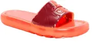 Tory Burch bubble jelly slides sandal in Fluorescent Pink - size 7