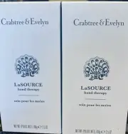 Crabtree & Evelyn LaSource Hand - Therapy PACK OF TWO 3.5 oz EACH SEALED NIB