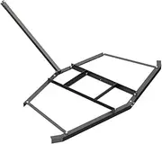 Tow Behind Drag Harrow, 194.5 cm Width, Q235 Steel Driveway Grader, 23.8 kg, for ATVs and UTVs