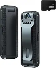 HD 1080P Mini Night Vision Camera with Motion Detection, Magnetic Mount, 128G Support & Loop Recording for Home Security & Sports DV (add 256GB Card)