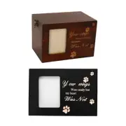 Pet Urn and Picture Frame Loving Dog Remembrance Sympathy Dog or Cat