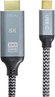 xiwai USB4 USB-C Type-C Source to HDMI 2.0 Display 8K UHD 4K DP to HDMI Male Monitor Cable Connector 1.8m 6ft