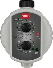 Toro 53453 Low-Pressure Tap Timer, Light Grey