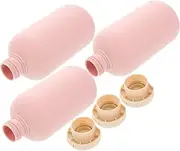 SWOOMEY 3pcs Lotion Bottle Pink Bottle Foaming Cleaner Spray Pump Liquid Body Lotion Shampoo Travel Liquid Container Travel Small Container Body Wash Bathroom Dispenser Pe Pink