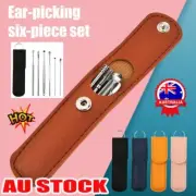 6Pcs Innovative Spring Ear Wax Cleaner Tool Set With Storage Bag For Unisex GT
