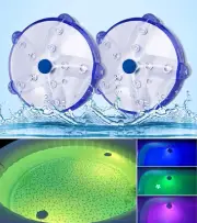Bath Spa Lights, Floating Light for Hot Tub, IP68 Waterproof Pool Lights Colo...