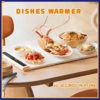 在飛比找蝦皮購物優惠-Uringo 電動餐具加熱器,帶可調節溫度控制電動食物保溫板