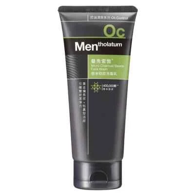 [MENTHOLATUM] Men OC Oil Control Micro Charcoal Beads Facial Wash 100g NEW