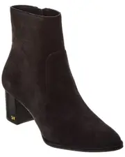 Stuart Weitzman Ryland 60 Zip Suede Bootie
