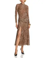 Bardot Lea Mesh Midi Dress
