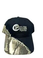 Producers Hybrids Agriculture Products Hat Cap Strapback Black Barbed Wire B45 C