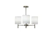 Emrys Modern Ceiling Light Lamp Antique Brass Grey Shade