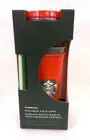 Set of 5 Starbucks Holiday 2020 - 14 Oz Cold Cup Straw Glitter Lids Reusable New