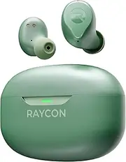 [Raycon] Wireless Bluetooth Earbuds - Wireless In-Ear Bluetooth Earphones with 32 Hours of Extreme Comfort Playback and Active Noise Cancelling (Forest Green)