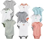 [Carter's] Baby Boys' 9-Pack Grow with Me Bodysuit Set