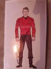 James Doohan Autograph On Scotty Art