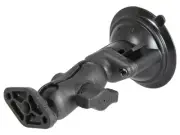 RAM Composite Suction Cup Mount w/ Short Arm & Two 1" Ball Bases - RAP-B-166U-A