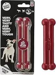 Tasty Bone Nylon Roast Chicken and Thyme Dog Chew Toy Bone Small
