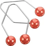 1 Pair Dimple Trainer Dimples Maker Clip Facial Tool Cheeks Clip Cheeks Balls Face Exerciser Face Dimples Trainer Metal Dimples Trainer Dimples Shaper Facial Exerciser Dimples Clip