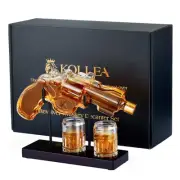 Birthday Gifts for Men Dad Kollea Gun Whiskey Decanter Set with Shot Glass Co...
