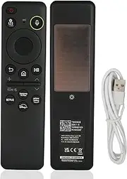 Voice Solar Replacement Remote Control BN59-01455A Compatible for Samsung Smart TV QLED TV Series S95C,LS03D,QN50,QN55,QN60,QN65,QN70,QN80,QN85,QN90