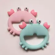 Crab Silicone Teether Sensory Teething Toy Baby Nursing BPA Free