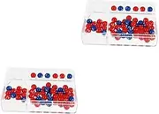 2 Sets Party Toys Mini Pong Balls Numbered Balls Windmill Spinners Numbered Bingo Balls Suit Numbered Gambling Multicolor Balls Plastic Lip Gloss Child Pingpong
