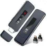 Wireless HDMI Transmitter and Receiver with LED Display Screen, 100Ft/30M Por...