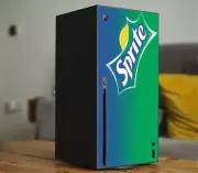 Wrap Skin Decal For XBOX SERIES X CONSOLE lemon Soda Lime Soda Sprite