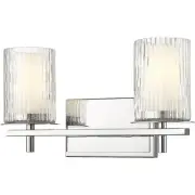 Z-Lite 1949-2V-CH Grayson 2 Light 16 inch Chrome Vanity Wall Light