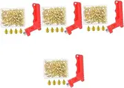 VANZACK 4 Sets Running Track Spikes Steel Shoe Spikes for Boys and Girls Wrench