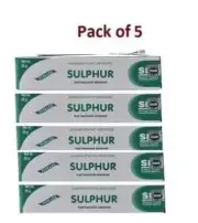 5 x Sulphur 10% Ointment Cream Blackhead Spot Exp 2026