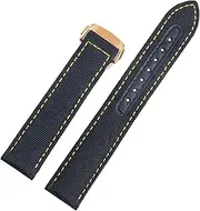 [BKUANE] For Omega Seamaster 300 Fabric Leather AQUA TERRA 150 cupuncture needle captain Woven Nylon Canvas Watch Strap 19mm 20mm 21mm 2mm Watchbands