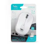 RONEVER 2.4G無線光學滑鼠(SYS146)-白 墊腳石購物網