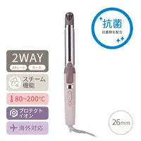 在飛比找DOKODEMO日本網路購物商城優惠-[DOKODEMO] TESCOM 兩用蒸氣電棒捲 TW75