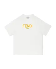 Plain jersey Fendi Roma T-shirt 12Y,10Y white
