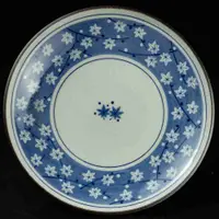 在飛比找有閑購物優惠-日本青花楓葉陶瓷碟 餐盤 日本製